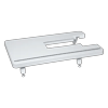 Brother sewing machine wide extension table with adjustable support legs