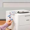 Brother HL-L6415DW monochrome laser printer with NFC card reader for secure printing