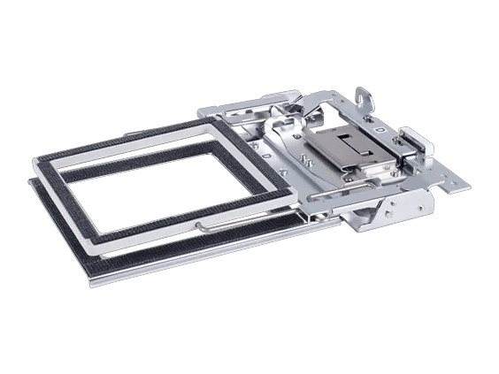 Brother printer platen assembly with metal frame and mounting hardware