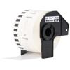 Brother DK-2223 continuous white paper tape roll in black cartridge
