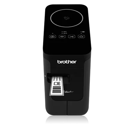 Brother P-touch label maker with wireless connectivity and touchscreen display