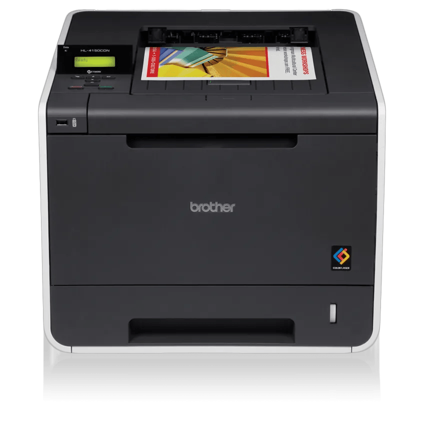 Brother HL-4150CDN color laser printer with dual paper trays
