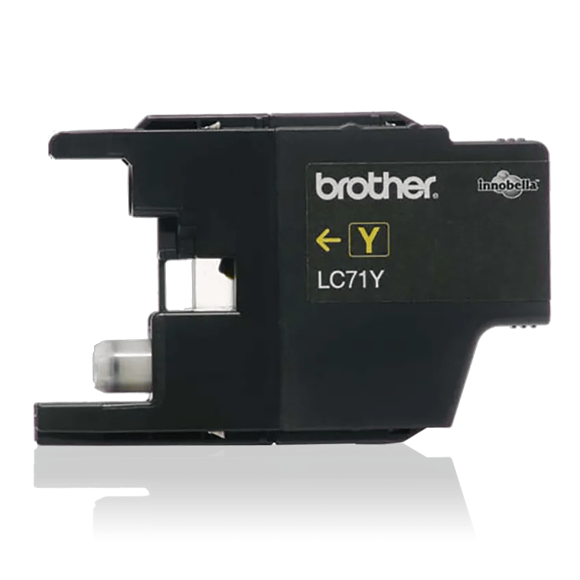 Brother LC71Y yellow ink cartridge with Innobells technology