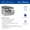 Brother Workhorse MFC-J5115DW Wireless Color Inkjet All-in-One Printer , , small