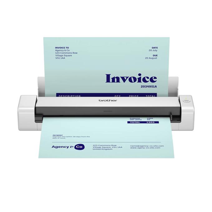 Brother DS-740De Duplex Compact Portable Document Scanner, , large