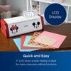Brother SDX230Di Disney cutting machine with 5-inch LCD touchscreen and colorful craft paper