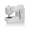 Brother Pacesetter PS100 sewing machine with decorative blue pattern and stitch selector dial