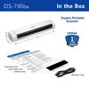 Brother DS-740De Duplex Compact Portable Document Scanner, , small