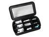 Brother ScanNCut carrying case with organized compartments holding tools and accessories