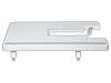 Brother sewing machine extension table with wide flat surface and measuring guide