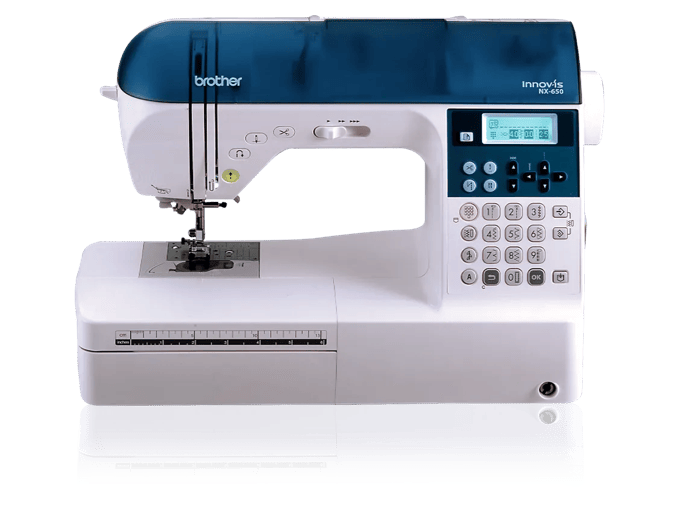 Brother Innov-is NX-650 sewing machine with LCD screen and stitch selection buttons