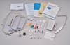 Brother NQ3550W sewing machine accessories including embroidery hoops, presser feet, and operation manual