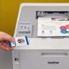 Brother HL-L8245CDW color laser printer with NFC card printing feature