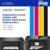 Brother Genuine LC501YS Standard Yield Yellow Ink Cartridge, Yellow, small