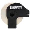 Brother DK-2210 continuous white paper tape roll in black cartridge, 29mm x 30.4m