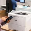 Brother HL-EX415DW wireless laser printer with mobile printing from smartphone in office