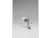 Brother sewing machine motor with clamp attachment and power cord on white background