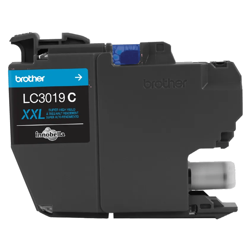 Brother Genuine LC3019C Super High-yield Cyan Ink Cartridge, Cyan, medium