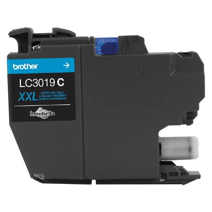Brother Genuine LC3019C Super High-yield Cyan Ink Cartridge, Cyan, large
