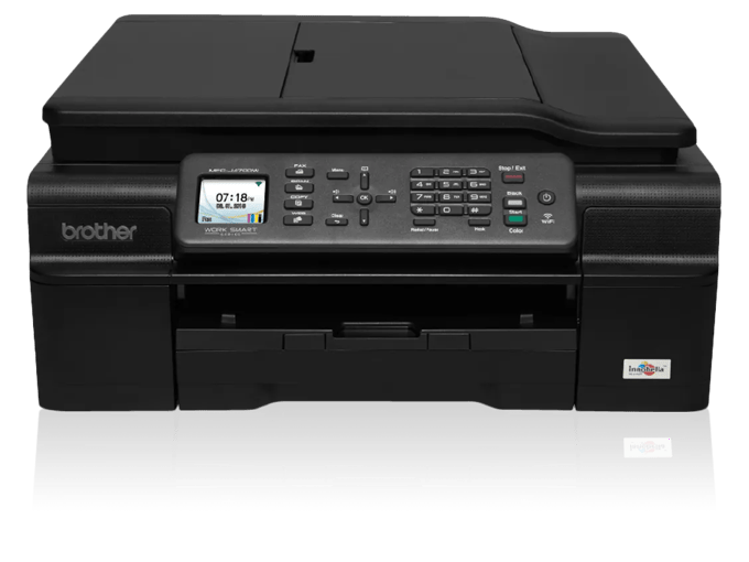 Brother MFC-J470DW all-in-one inkjet printer with wireless connectivity and automatic document feeder