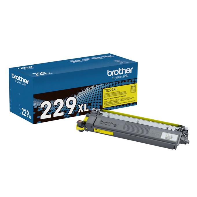 Brother Genuine TN229XLY High Yield Yellow Toner Cartridge, Yellow, large