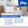 Brother Genuine Ink & Toner drum unit compatibility chart for wireless laser printers