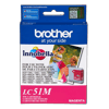 Brother LC51M magenta ink cartridge for Innobella printers