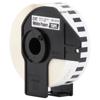 Brother DK-2210 continuous white paper tape roll in black cartridge for label printing