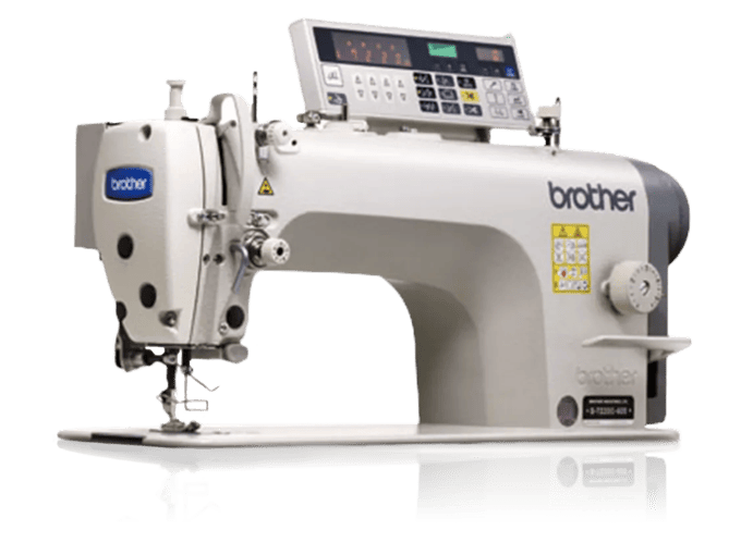 Brother industrial sewing machine with digital control panel