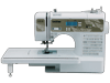 Brother SQ9185 computerized sewing machine with LCD screen and decorative floral design