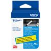 Brother HSe-661E heat-shrink tube label tape, black on yellow, 1.2 in x 4.9 ft