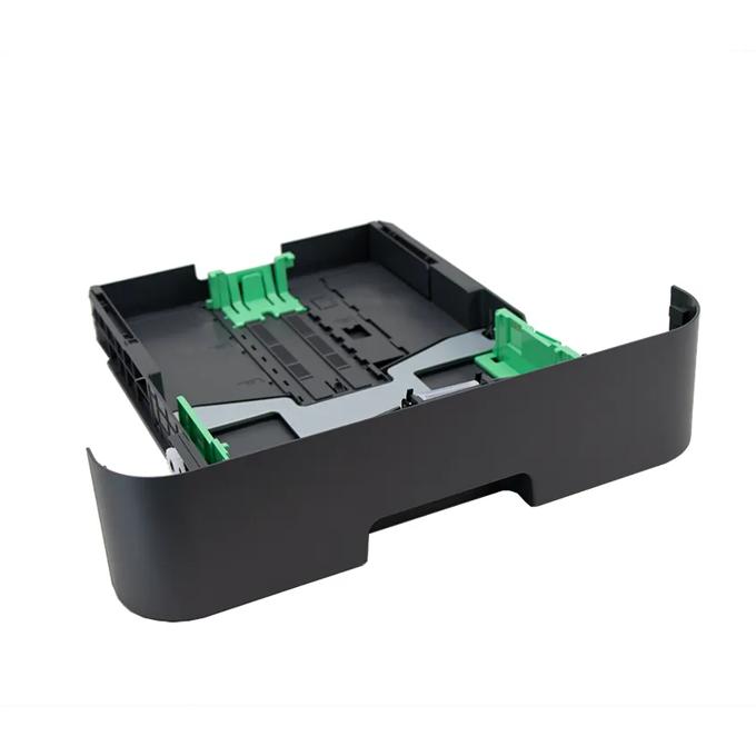 Brother printer paper tray with dual-sided media guides and adjustable width settings