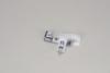Brother SA217 pearl foot attachment for sewing machine with metal arm and white housing