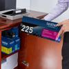 Brother Genuine TN225M High-yield Magenta Toner Cartridge, , small