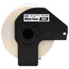 Brother DK-2243 continuous white paper tape roll in black cartridge, 4 inches by 100 feet