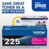 Brother Genuine TN225M High-yield Magenta Toner Cartridge, , small