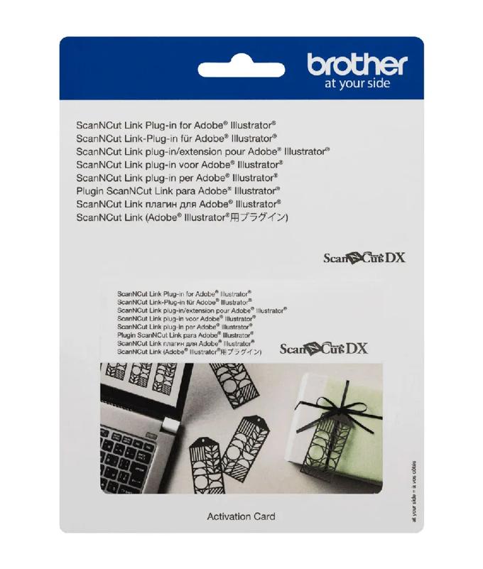 Brother ScanNCut Link plug-in activation card for Adobe Illustrator software