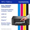 Brother MFC-T580DW all-in-one printer with dual-band wireless and external ink tanks