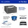 Brother HL-L2400D Compact Monochrome Laser Printer with Duplex Printing, , small