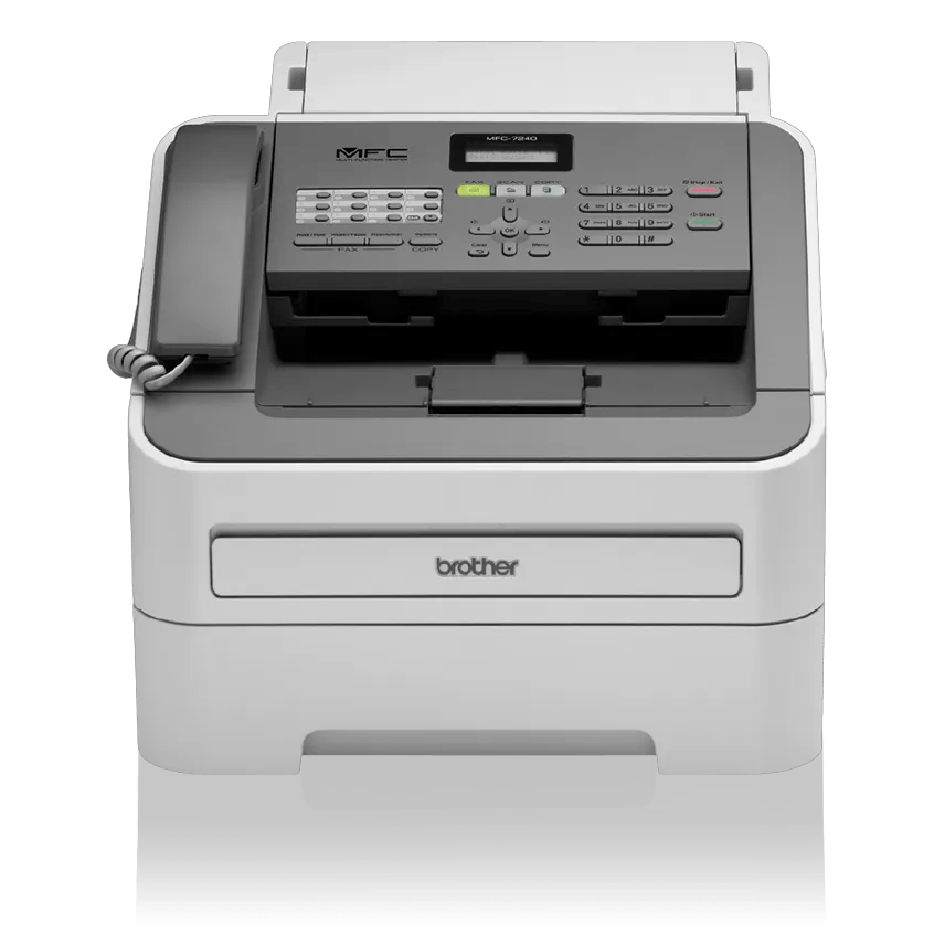Brother MFC-7240 all-in-one laser printer with fax and phone handset