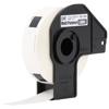 Brother DK-1204 multi-purpose label roll in black cartridge with white paper tape