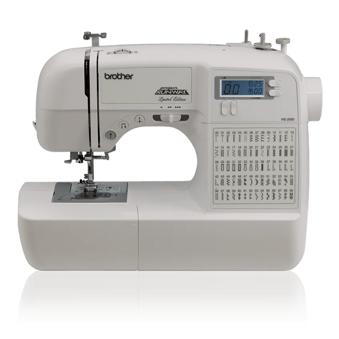 Brother HS2000 computerized sewing machine with LCD screen and built-in stitches
