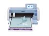 Brother ScanNCut DX cutting machine with touchscreen cutting paper shapes on mat