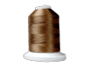 Brother embroidery thread spool in bronze on white cone