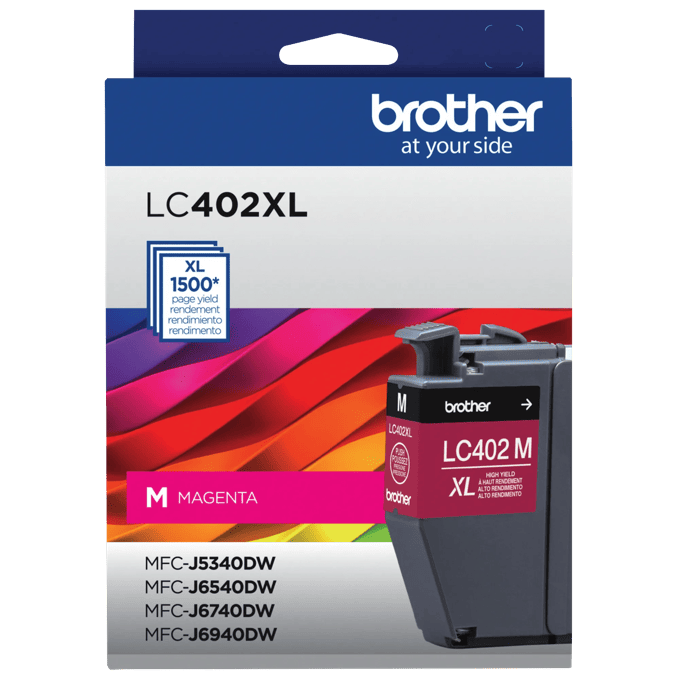 Brother Genuine LC402XLMS High-yield Magenta Ink Cartridge, Magenta, large