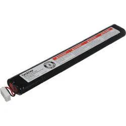 Brother TZe laminated label tape cassette with black on white design