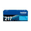 Cartucho de tóner cian de alto rendimiento Brother TN217C en su empaque