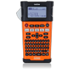 Brother PT-E300 industrial label maker with QWERTY keyboard and LCD display