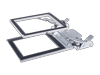 Brother embroidery hoop frame with dual-layer clamp mechanism for secure fabric positioning