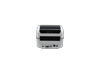 Brother TD-4550DNWB label printer rear view with connectivity ports